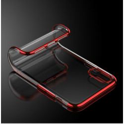 Coque Silicone Bord pour "IPHONE X" APPLE Bumper Fine Transparente