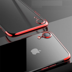Coque Silicone Bord pour "IPHONE Xr" APPLE Bumper Fine Transparente