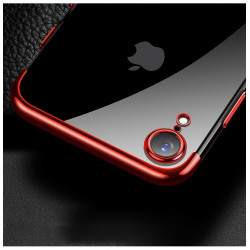 Coque Silicone Bord pour "IPHONE Xr" APPLE Bumper Fine Transparente