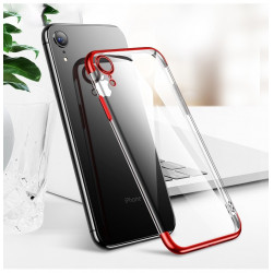 Coque Silicone Bord pour "IPHONE Xr" APPLE Bumper Fine Transparente