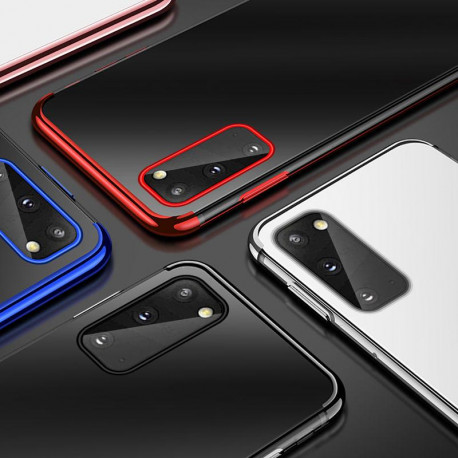 Coque Silicone Bord pour "SAMSUNG Galaxy S20" Bumper Fine Transparente