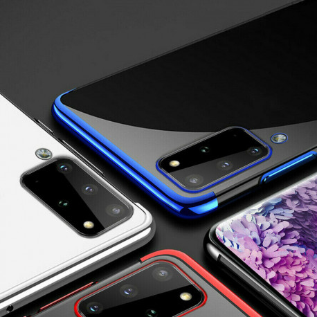 Coque Silicone Bord pour "SAMSUNG Galaxy S20+ PLUS" Bumper Fine Transparente