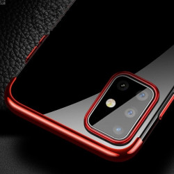 Coque Silicone Bord pour "SAMSUNG Galaxy S20 Ultra" Bumper Fine Transparente