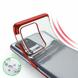 Coque Silicone Bord pour "SAMSUNG Galaxy S20 Ultra" Bumper Fine Transparente