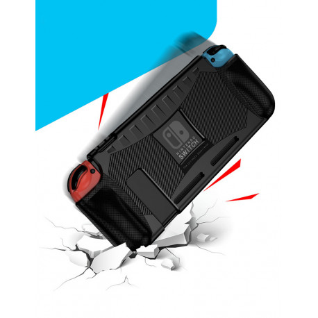 Coque pour NINTENDO Switch Grip Poignee Protection Voyage (NOIR)