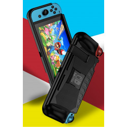 Coque pour NINTENDO Switch Grip Poignee Protection Voyage (NOIR)