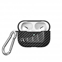 Coque Effet Carbone pour "AirPods Pro" APPLE Boitier de Charge Silicone Design Housse Protection