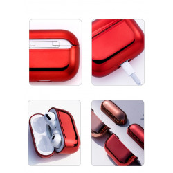 Coque Effet Metal pour "AirPods Pro" APPLE Boitier de Charge Brillant Design Housse Protection