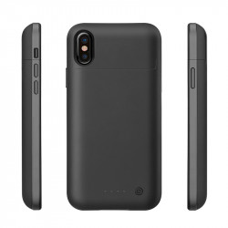 Coque Batterie Chargeur pour "IPHONE Xr" APPLE Power Bank 5200mAh Secours Slim (NOIR)