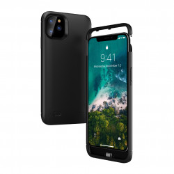 Coque Batterie Chargeur pour "IPHONE 11 Pro Max" APPLE Power Bank 6500mAh Secours Slim (NOIR)