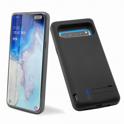 Coque Batterie Chargeur pour "SAMSUNG Galaxy S10" Power Bank 6000mAh Secours Slim (NOIR)