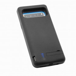 Coque Batterie Chargeur pour "SAMSUNG Galaxy S10" Power Bank 6000mAh Secours Slim (NOIR)