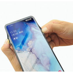 Coque Batterie Chargeur pour "SAMSUNG Galaxy S10+ PLUS" Power Bank 6000mAh Secours Slim (NOIR)