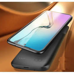 Coque Batterie Chargeur pour "SAMSUNG Galaxy S20+ PLUS" Power Bank 6000mAh Secours Slim (NOIR)