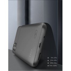 Coque Batterie Chargeur pour "SAMSUNG Galaxy S20+ PLUS" Power Bank 6000mAh Secours Slim (NOIR)