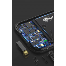 Coque Batterie Chargeur pour "SAMSUNG Galaxy S20 Ultra" Power Bank 6000mAh Secours Slim (NOIR)