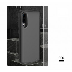 Coque Batterie Chargeur pour "HUAWEI P30" Power Bank 6500mAh Secours Slim (NOIR)