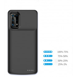 Coque Batterie Chargeur pour "HUAWEI P40" Power Bank 6000mAh Secours Slim (NOIR)