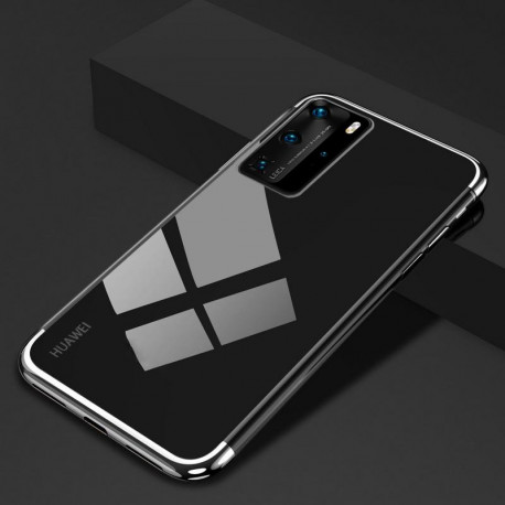 Coque Silicone Bord pour "HUAWEI P40" Bumper Fine Transparente