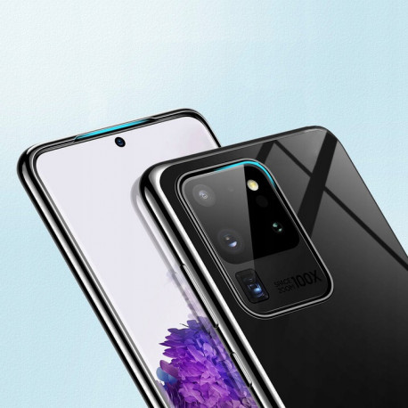 Coque Chrome Silicone SAMSUNG "Galaxy S20 Ultra" Contour Transparente Bumper Protection Gel Souple