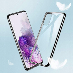 Coque Chrome Silicone pour "HUAWEI P40" Contour Transparente Bumper Protection Gel Souple