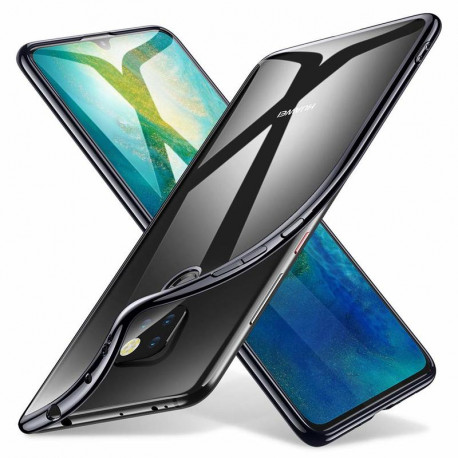 Coque Chrome Silicone pour "HUAWEI Nova 6 SE Contour" Transparente Bumper Protection Gel Souple
