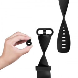 Bracelet Silicone pour FITBIT Charge 3 Grande Taille L 105-133mm Confortable