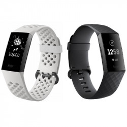 Bracelet Sport pour FITBIT Charge 3 Taille S 95-103mm Petit Poignet Silicone