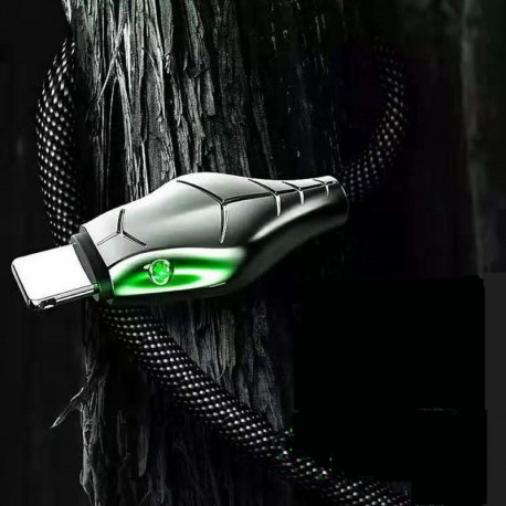 Cable Chargeur Ultra Rapide 1m Cobra pour IPHONE Lightning Very Fast Charge 5A (NOIR)