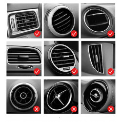 Support Voiture Gravite pour Smartphone Ventilateur Universel Adaptatif (NOIR)