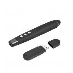 Telecommande USB Power Point Presentation Boutons Pointeur Laser Reunion (NOIR)