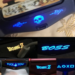 Sticker pour Manette PlayStation 4 PS4 LED Bar Lumineuse Skin Autocollants Reutilisable