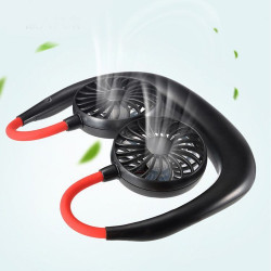Ventilateur Cou Rafraichissant Chaud Ete Nuque Reglable USB Rechargeable