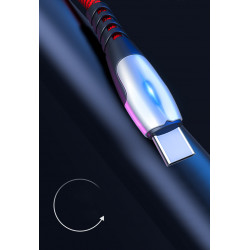 Cable Chargeur Ultra Rapide 1m Micro USB Metal pour Smartphone Android Very Fast Charge 3A (NOIR)