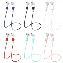 Pack accessoires pour Airpods (Fils + Tour D'oreilles + Accroche Oreilles) Silicone