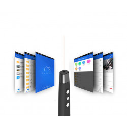 Telecommande USB Power Point Presentation Boutons Pointeur Laser Reunion (NOIR)