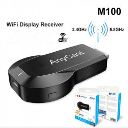 AnyCast pour Television Clef Chromecast Wifi Partage d'Ecran Dongle Hdmi TV Airplay iOS Android