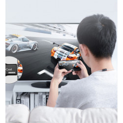 AnyCast pour Television Clef Chromecast Wifi Partage d'Ecran Dongle Hdmi TV Airplay iOS Android
