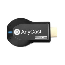 AnyCast pour Television Clef Chromecast Wifi Partage d'Ecran Dongle Hdmi TV Airplay iOS Android