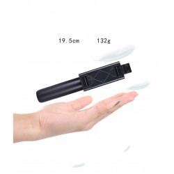 Selfie Stick Metal avec Trepied pour Smartphone Perche Android IOS Telecommande Sans Fil Bluetooth Photo (NOIR)