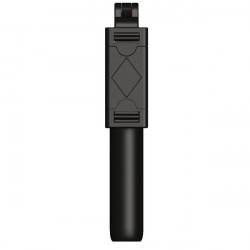 Selfie Stick Metal avec Trepied pour Smartphone Perche Android IOS Telecommande Sans Fil Bluetooth Photo (NOIR)