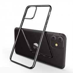 Coque Silicone Contour IPHONE 11 APPLE Chrome Transparente Bumper Protection Gel Souple