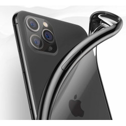 Coque Silicone Contour IPHONE 11 APPLE Chrome Transparente Bumper Protection Gel Souple