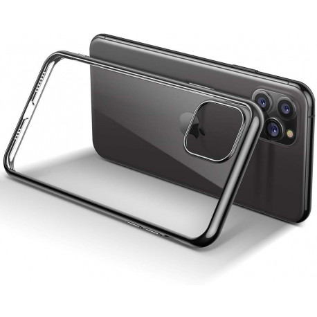 Coque Silicone Contour IPHONE 11 APPLE Chrome Transparente Bumper Protection Gel Souple