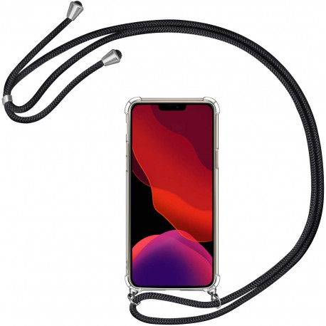 Coque avec Cordon pour "IPHONE 11 Pro" APPLE Silicone Airbags Transparente
