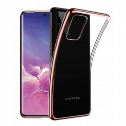 Coque Chrome Silicone pour "SAMSUNG Galaxy S20" Contour Transparente Bumper Protection Gel Souple