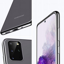 Coque Chrome Silicone pour "SAMSUNG Galaxy S20" Contour Transparente Bumper Protection Gel Souple