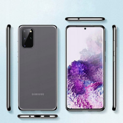 Coque Chrome Silicone pour "SAMSUNG Galaxy S20" Contour Transparente Bumper Protection Gel Souple