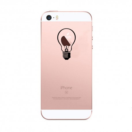 Coque Silicone IPHONE Ampoule Fun APPLE Lumière Idée Pomme Protection Gel Souple