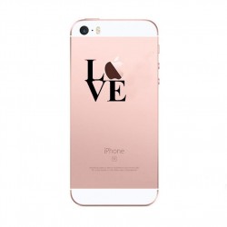 Coque Silicone IPHONE Love Fun APPLE Amour Pomme Transparente Protection Gel Souple